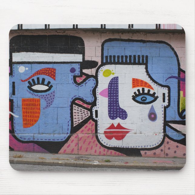 Tapis De Souris Pleurant Un Peu De Joie (Devant)