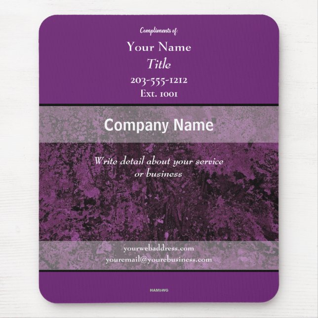 Tapis De Souris Plum Mousepad promotionnel - HAMbyWG (Devant)