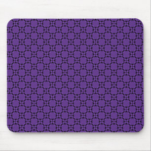 Tapis De Souris Plum Purple Cercles funky Mousepad