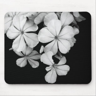 Tapis De Souris Plumbago noir et blanc