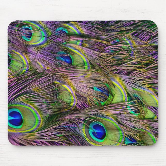 Tapis De Souris Plume de paon  (Devant)