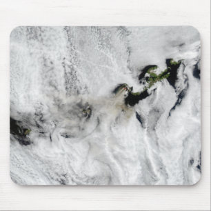Tapis De Souris Plume de volcan d'Okmok, îles Aléutes 2