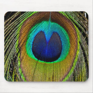 Tapis De Souris Plumes de queue de paon mâle