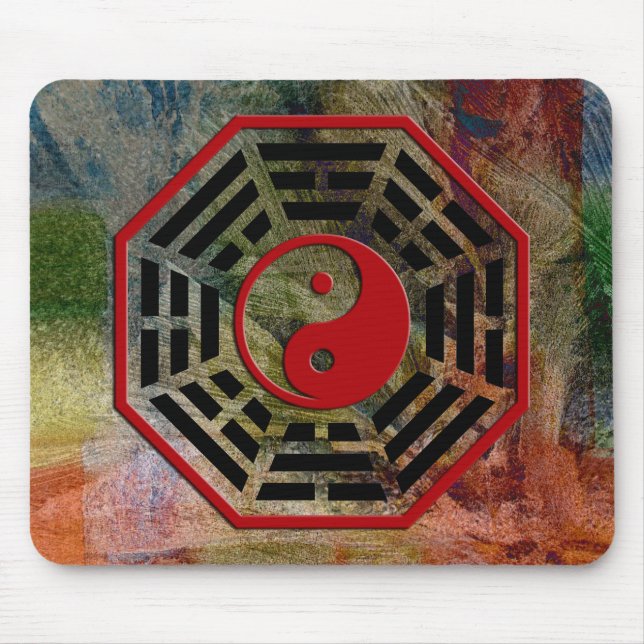 Tapis De Souris plumes et PaKua (Devant)