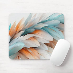 Tapis De Souris Plumes pastel doux