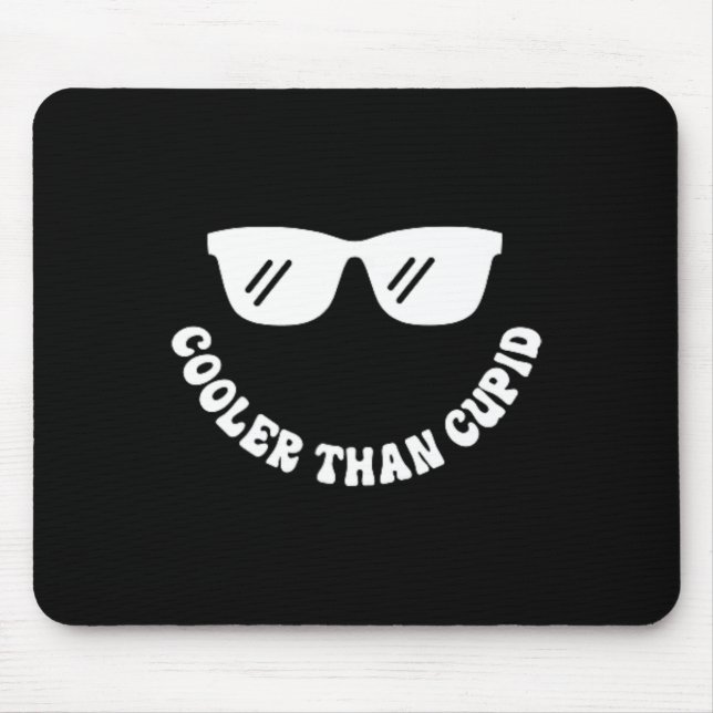 Tapis De Souris Plus cool que Cupidon - Devant et Ck, Rétro Saint- (Devant)