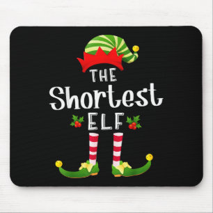 Tapis De Souris Plus courte tenue de Noël assortie de lutin de Noë
