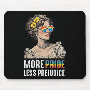 Tapis De Souris Plus de Fierté Moins de Préjugés Lgbtq Fière Allié