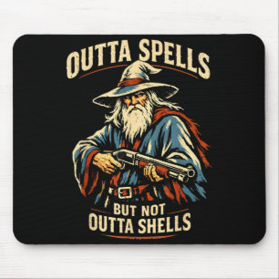 Tapis De Souris Plus de sorts mais pas sans coquilles Magicien Fan