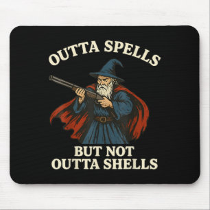 Tapis De Souris Plus de sorts mais pas sans coquilles Magicien Fan
