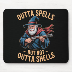 Tapis De Souris Plus de sorts mais pas sans coquilles Magicien Fan