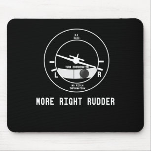 Tapis De Souris Plus Droit Pilote Cfi instructeur de vol Cadeau pi