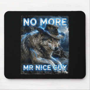 Tapis De Souris Plus monsieur gentil cringe mème loups drôle alpha