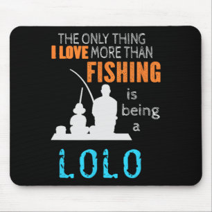 Tapis De Souris Plus que l'amour Pêche Lolo Filipino Grand-pa