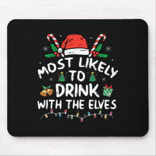 Tapis De Souris Plus susceptible de boire avec les elfes Boire des