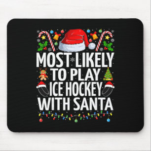 Tapis De Souris Plus susceptible de jouer au hockey sur glace avec