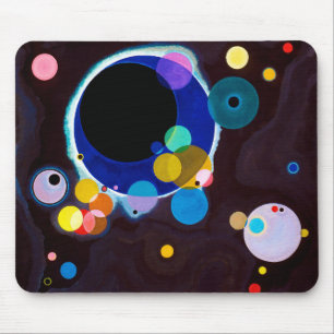 Tapis De Souris Plusieurs cercles, Wassily Kandinsky