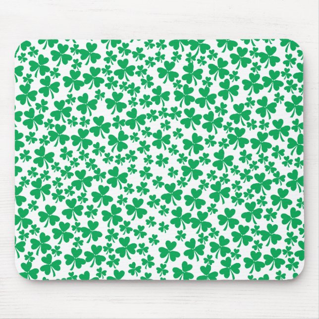 Tapis De Souris Plusieurs Shamrocks (Devant)