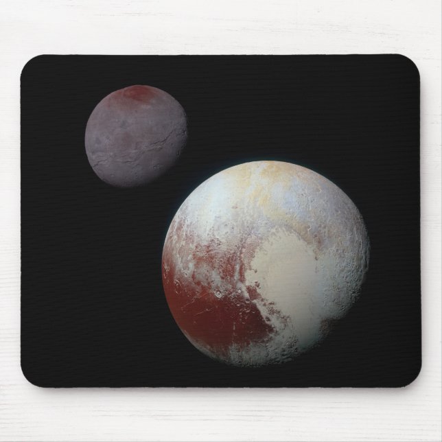 Tapis De Souris Pluton & Charon 9ème ou Système Solaire de la Plan (Devant)