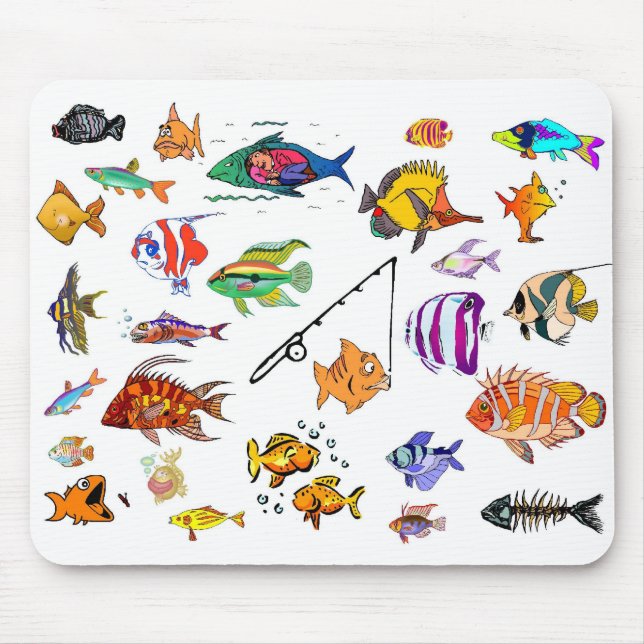 Tapis De Souris Plutôt de poisson (Devant)