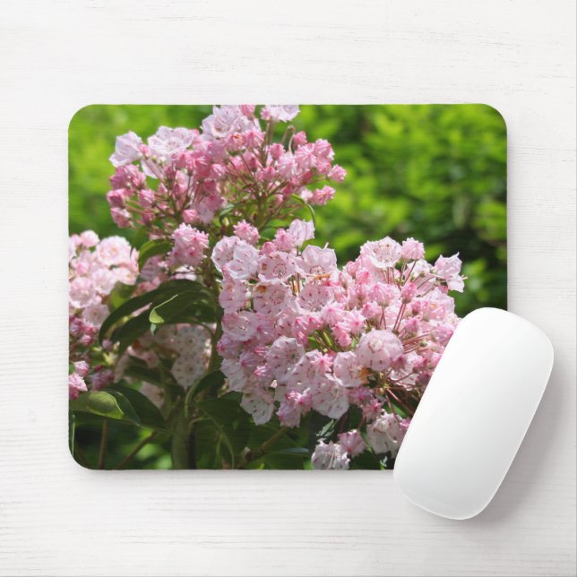 Tapis De Souris Plutôt Rose Des Fleurs De Laurel Souris Pad (Avec souris)