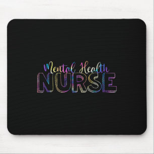 Tapis De Souris Pmhnp Tie Dye Infirmière en santé mentale Psychiat
