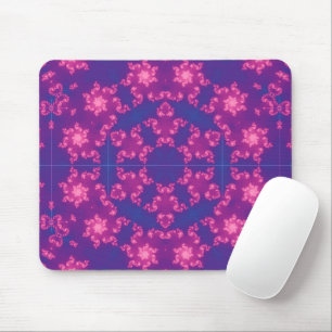 Tapis De Souris Pneus ronds Mandela roses et violets