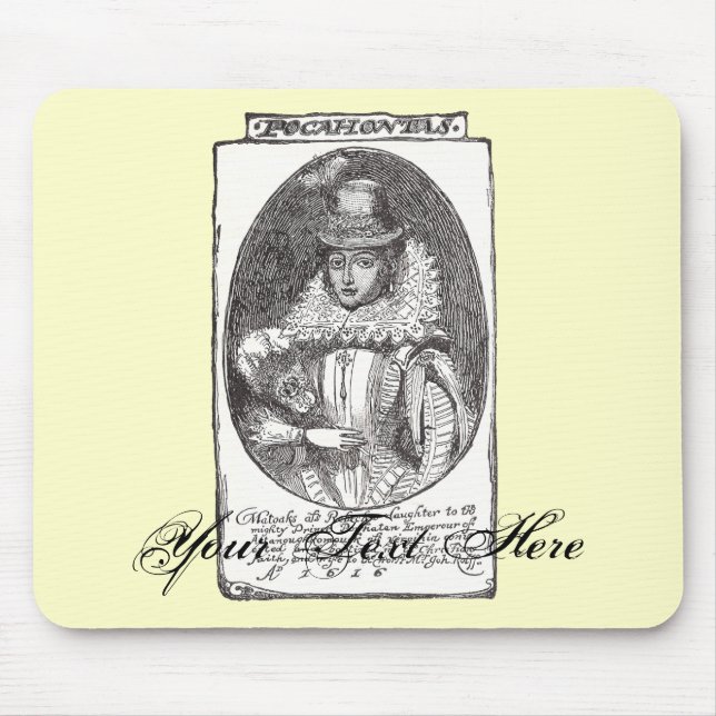 Tapis De Souris Pocahontas Mousepad (Devant)