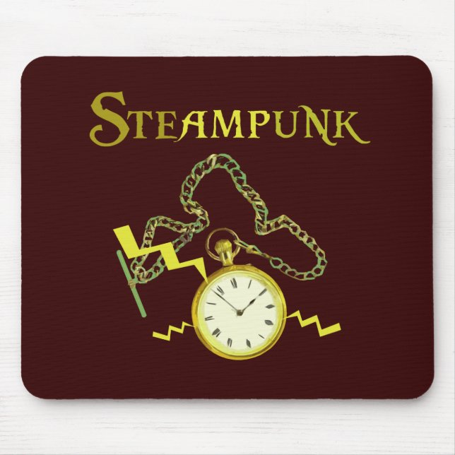 Tapis De Souris Pocketwatch Steampunk (Devant)