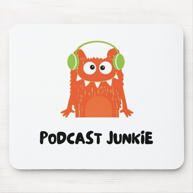 Tapis De Souris Podcast junkie (Devant)