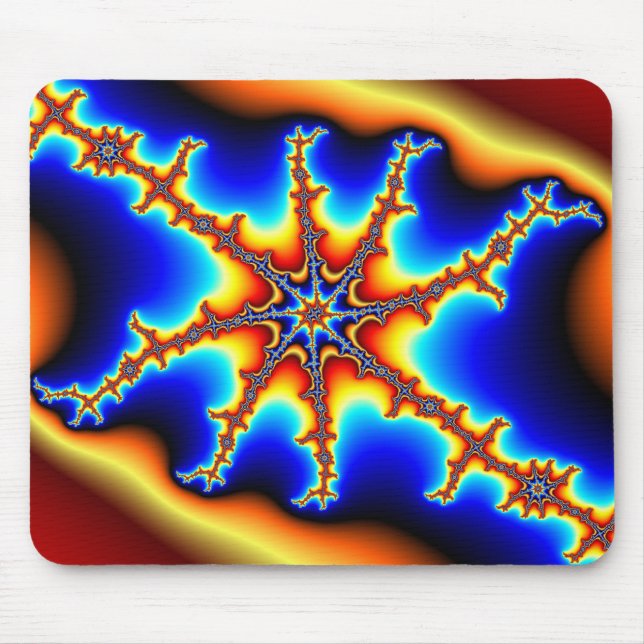 Tapis De Souris Poêle - Fractal Mousepad (Devant)