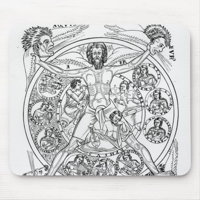 Tapis De Souris Poésie et musique (Devant)