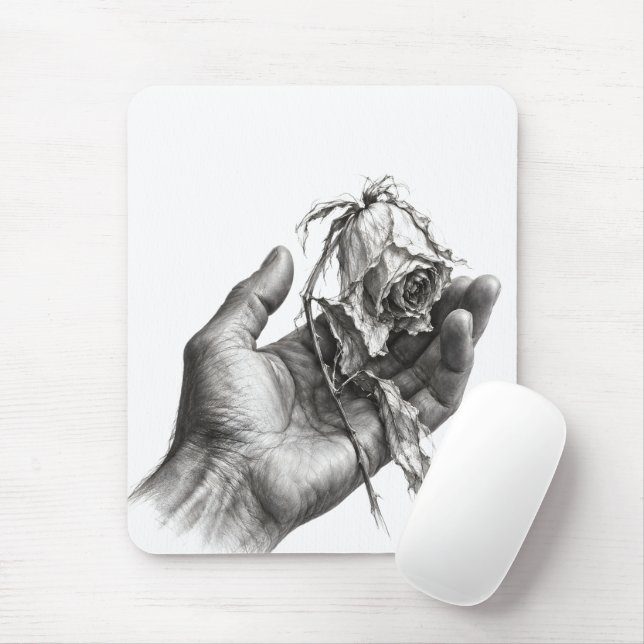 Tapis De Souris Poignée Fragile (Avec souris)