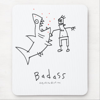 Tapis De Souris Poinçon de requin de Badass