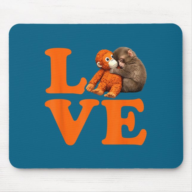 Tapis De Souris Poing singe mignon  (Devant)