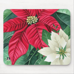 Tapis De Souris Poinsettia