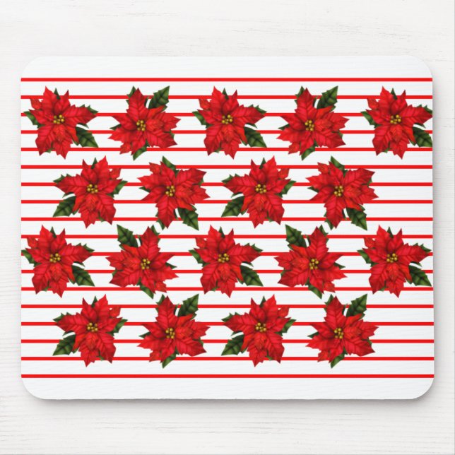Tapis De Souris Poinsettias (Devant)