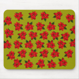 Tapis De Souris Poinsettias
