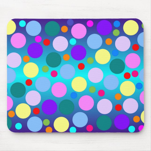 Tapis De Souris Point de polka Mousepad (Devant)