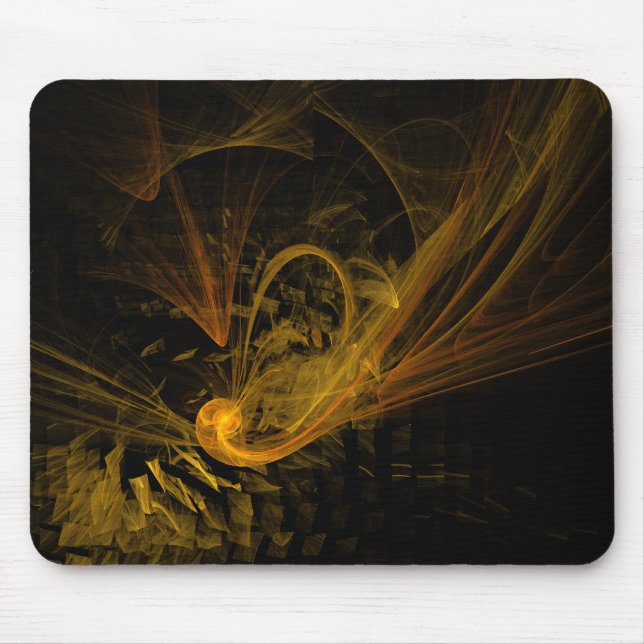 Tapis De Souris Point de rupture Art Abstrait Mousepad (Devant)