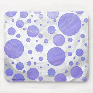 Tapis De Souris Point Polka Soleil Violet
