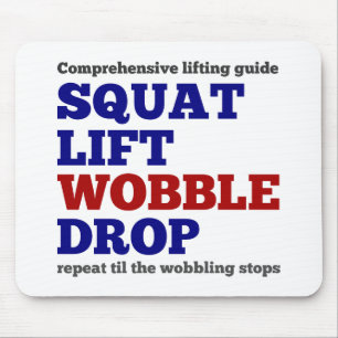 Tapis De Souris Pointe de la tige. Motivation de gym