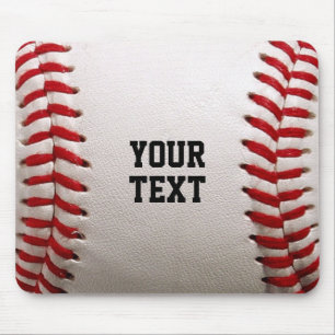 Tapis De Souris Points de couture de baseball personnalisés & Grap