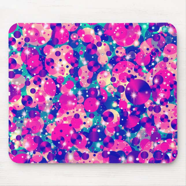 Tapis De Souris Points de fête 4-Ordinateur Mousepad (Devant)