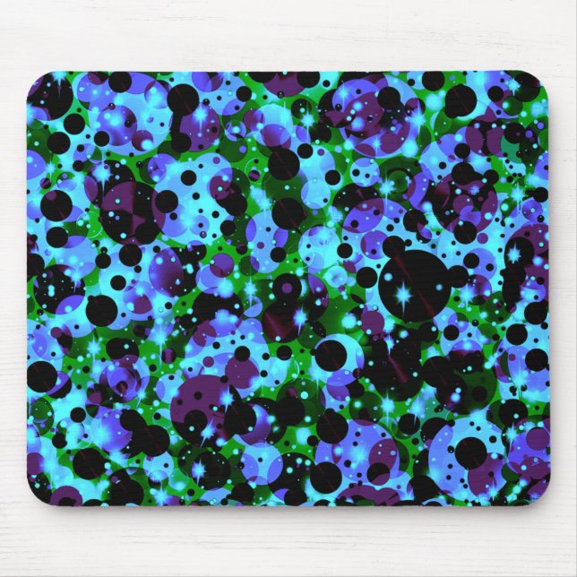 Tapis De Souris Points de fête 8-Ordinateur Mousepad (Devant)