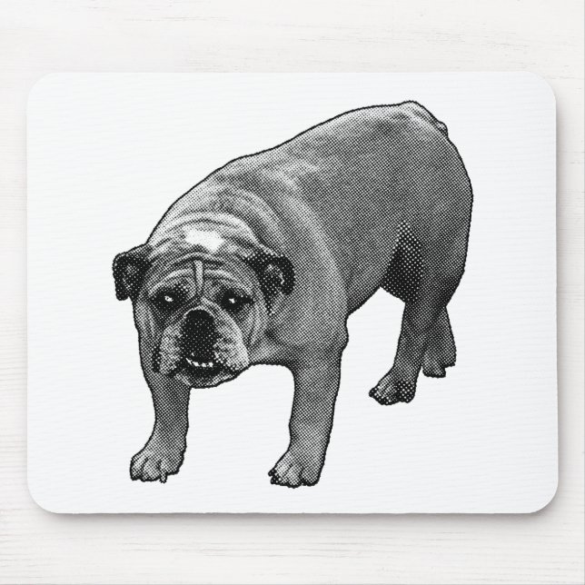 Tapis De Souris Points De Neige Du Bureau (Devant)