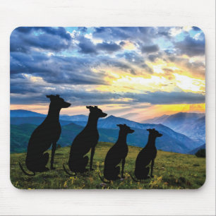 Tapis De Souris Points de vue - Coucher de soleil de Greyhound