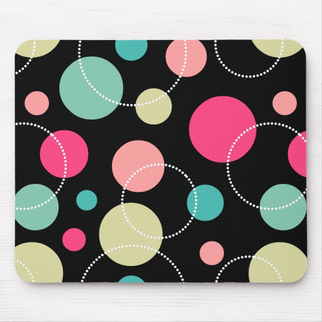 Tapis De Souris Points et cercles 150816 (Devant)