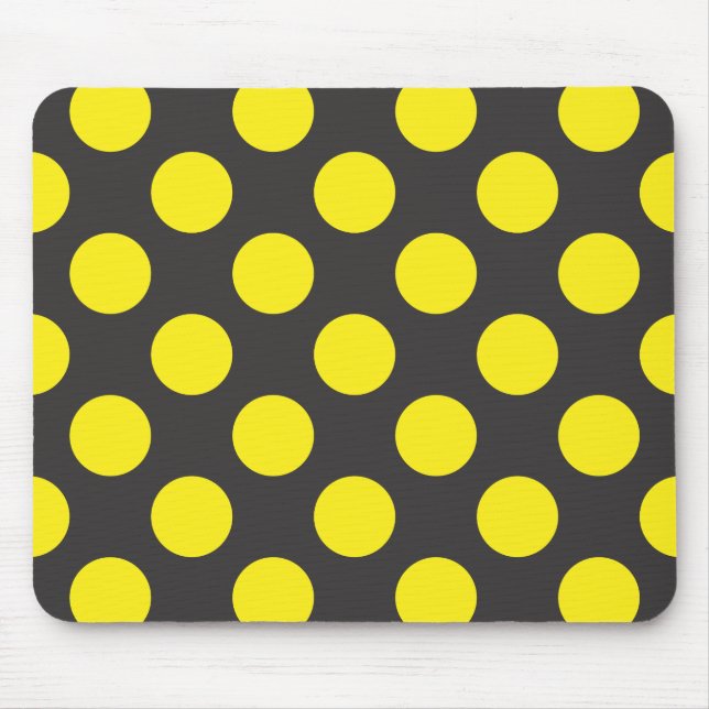 Tapis De Souris points jaunes (Devant)