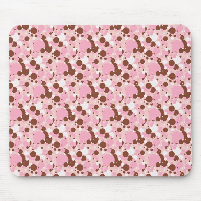 Tapis De Souris Points napolitains 01-Lt Pink-Mousepad (Devant)